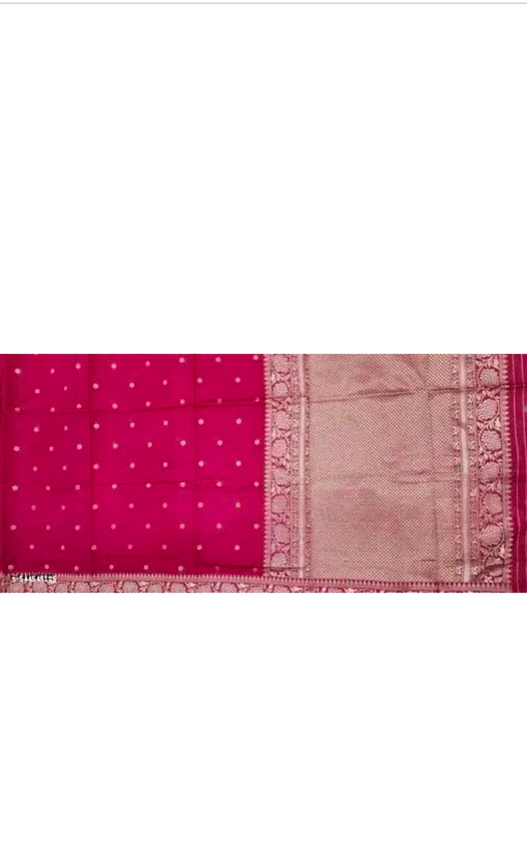 Kanjivaram Soft Litchi Silk Pink Jacquard Saree With Blouse