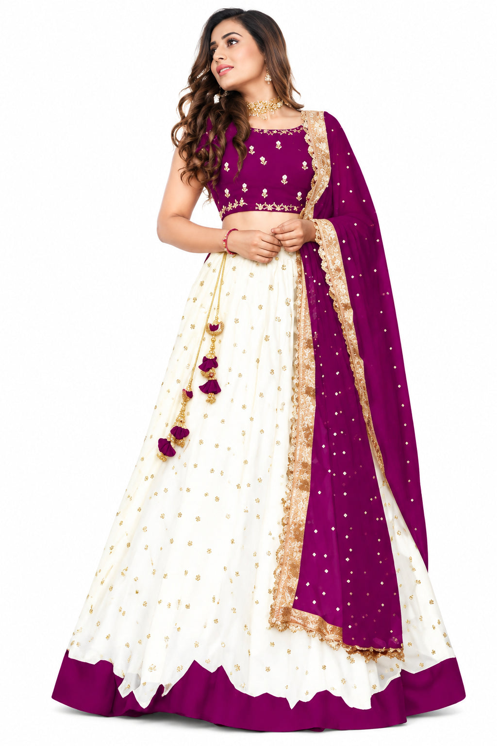 Unstitched lehnga choli
