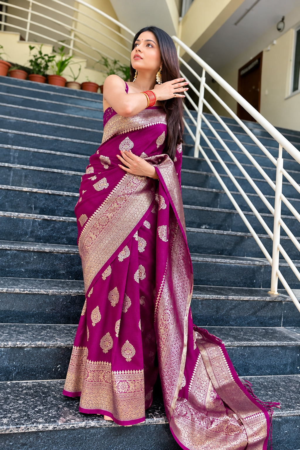 2SD gratitude kanjivaram silk saree